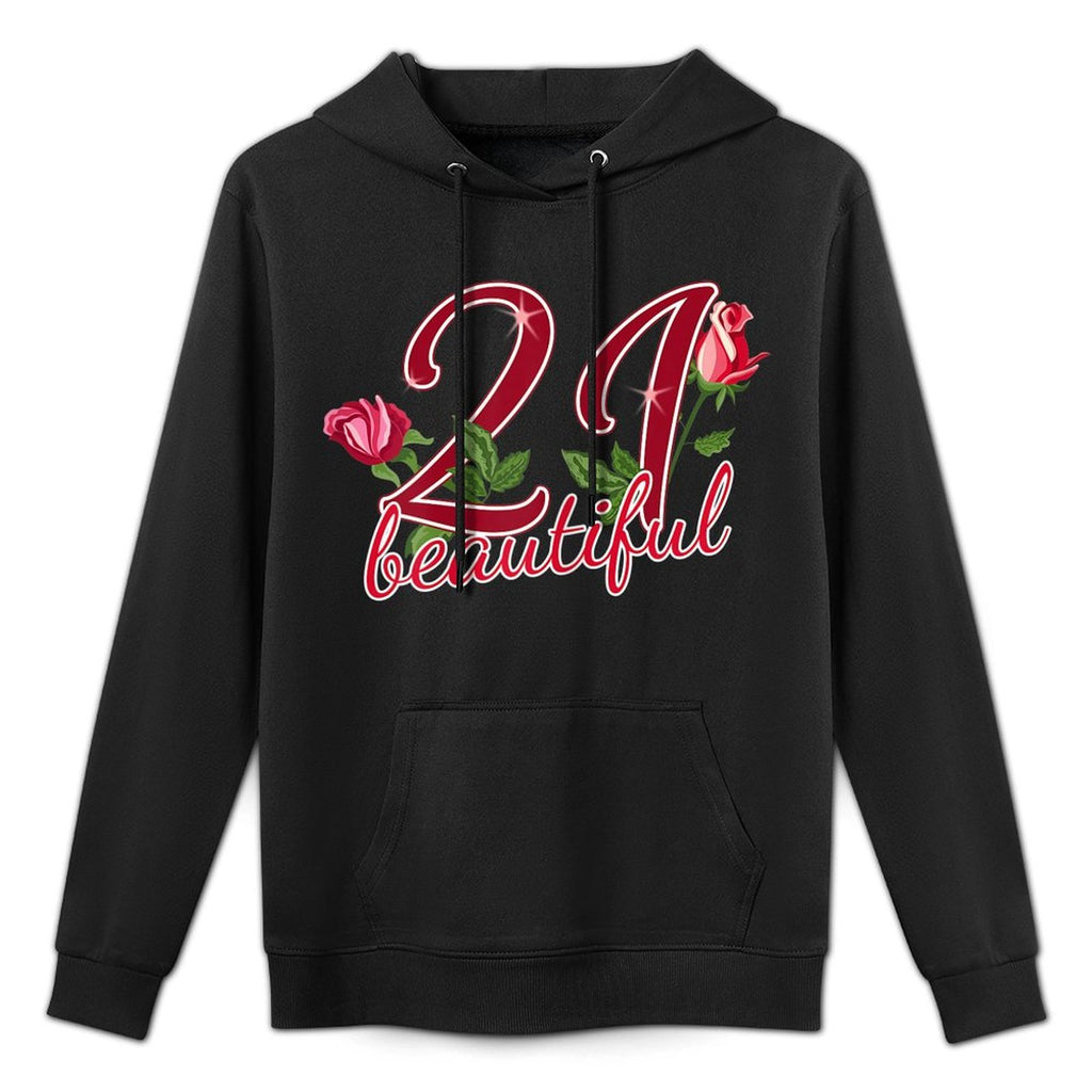 Womens 21st Birthday Women Gift 21st Birthday Moisture-Wicking Hoodie