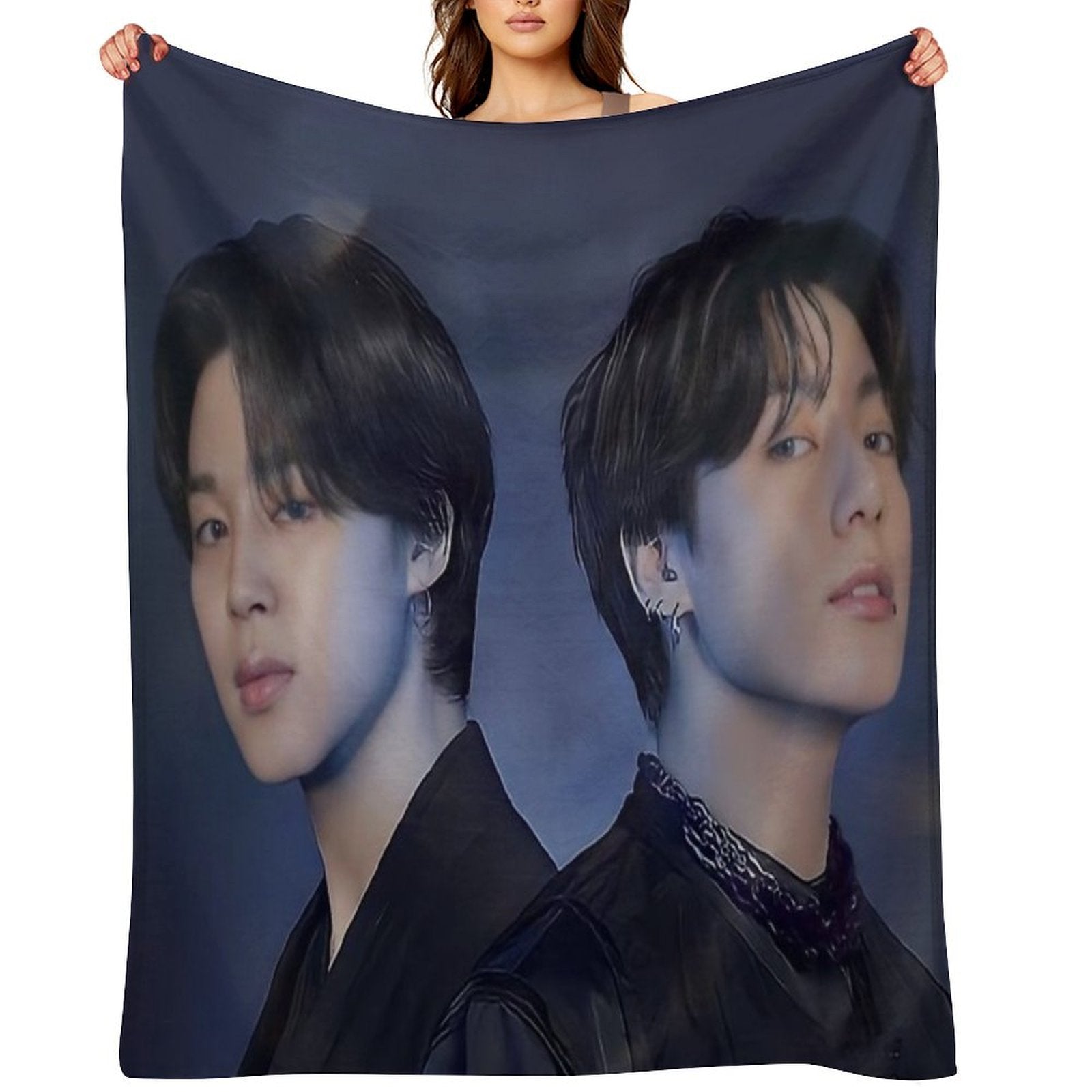 Jikook Easy Care Throw Blanket