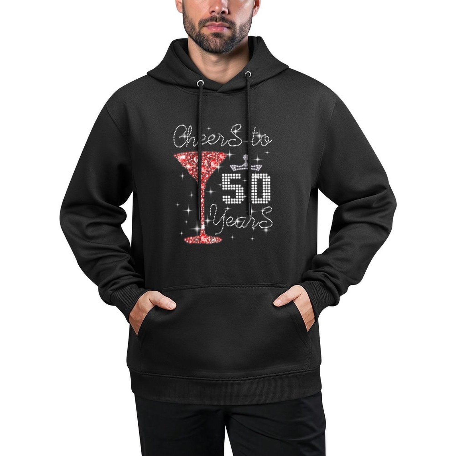 Queen Princess Cheers To 50 Years Old Happy Birthday To Me Pilling-Resistant Hoodie