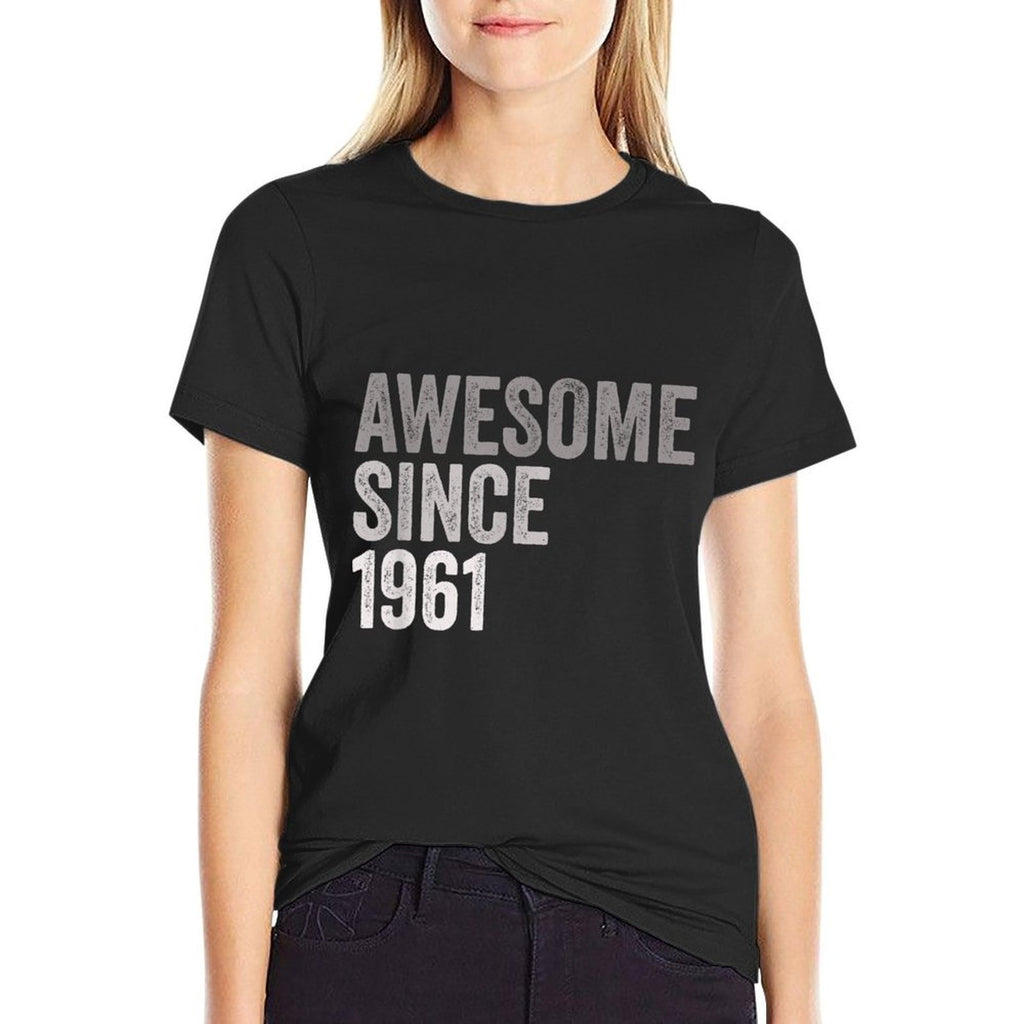 Awesome SInce 1961 Funny 60 Years Old 60th Birthday Legend  Classic T-Shirt