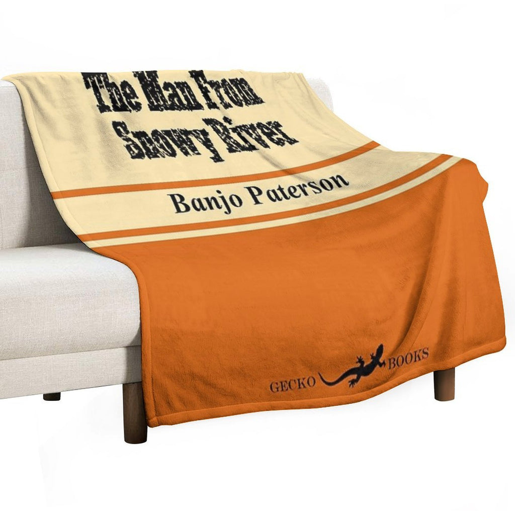 The Man From Snowy River Retro Book Cover Anti-pilling Throw Blanket
