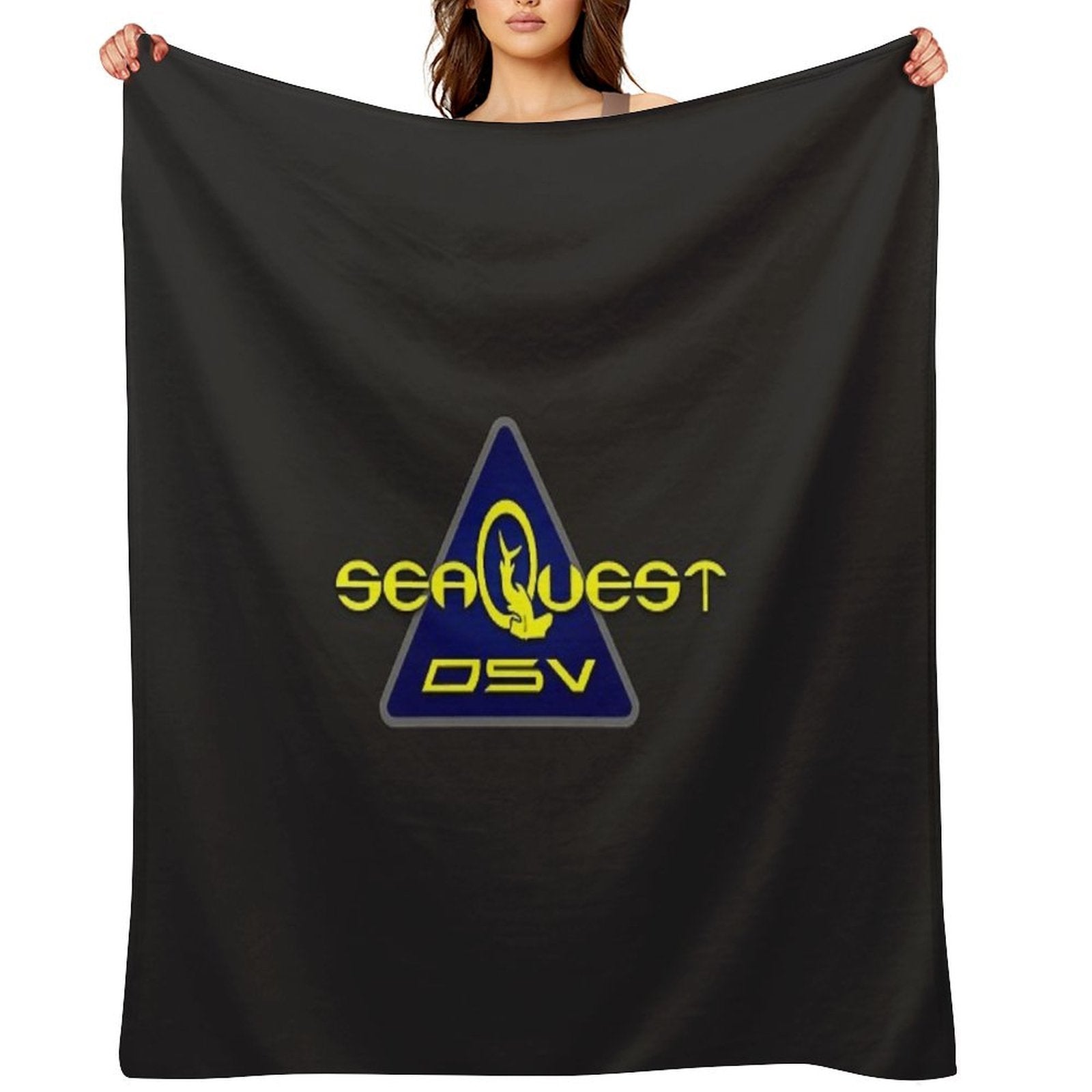 SeaQuest DSV Logo Comfort Throw Blanket