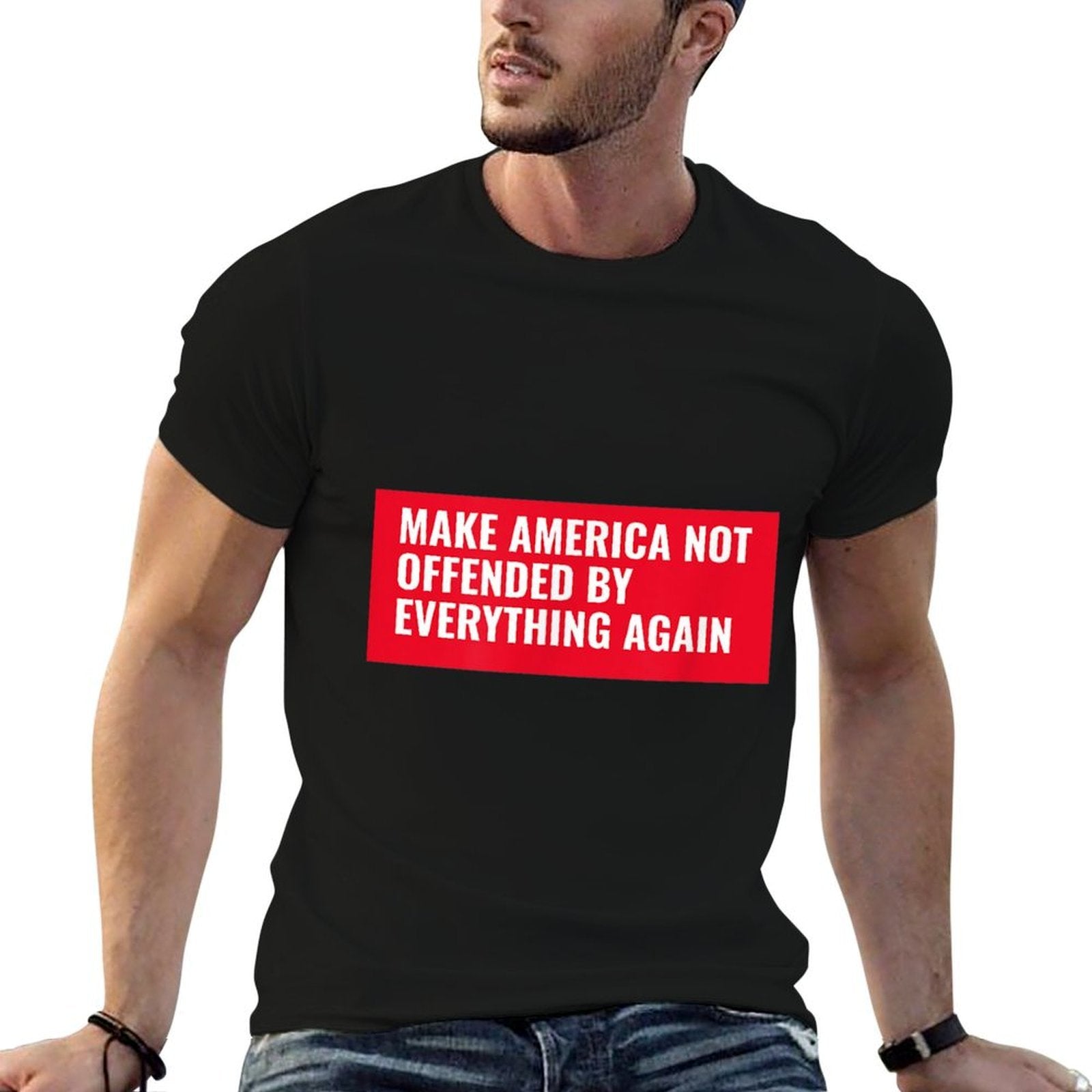 American 4th of July Patriot GOP Right Wing Conservative  Tagless Design T-Shirt