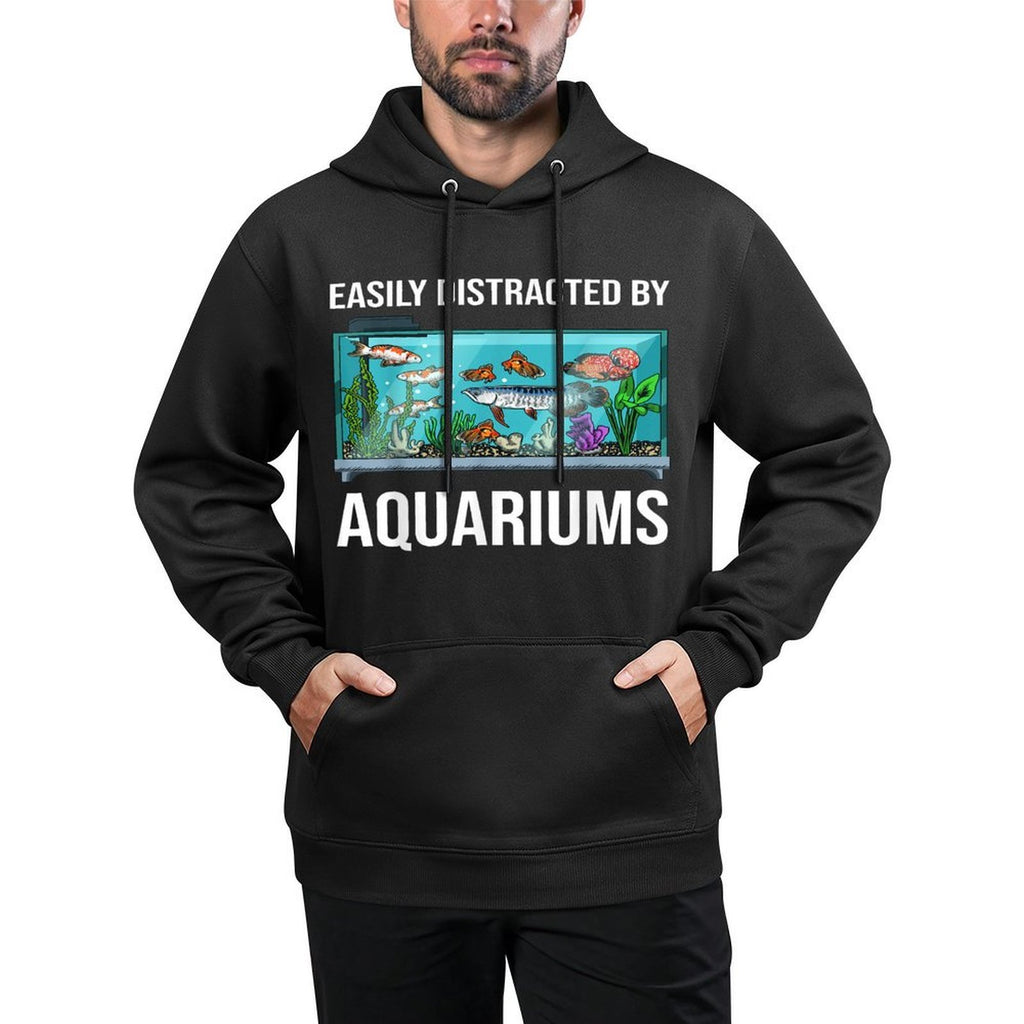 Aquarium Art for Men Women Fish Keeper Coral Fish Tank Lover Customizable Surface Hoodie