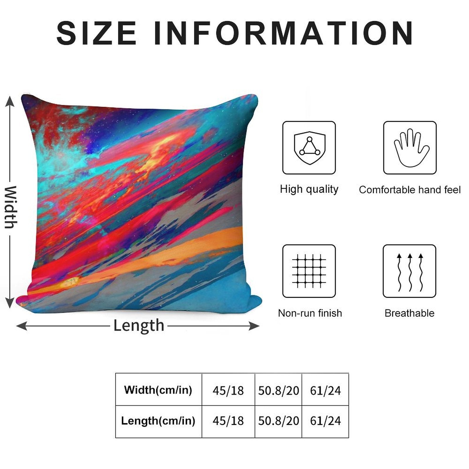 Nebula Soft Warmth Comfort Throw Pillow