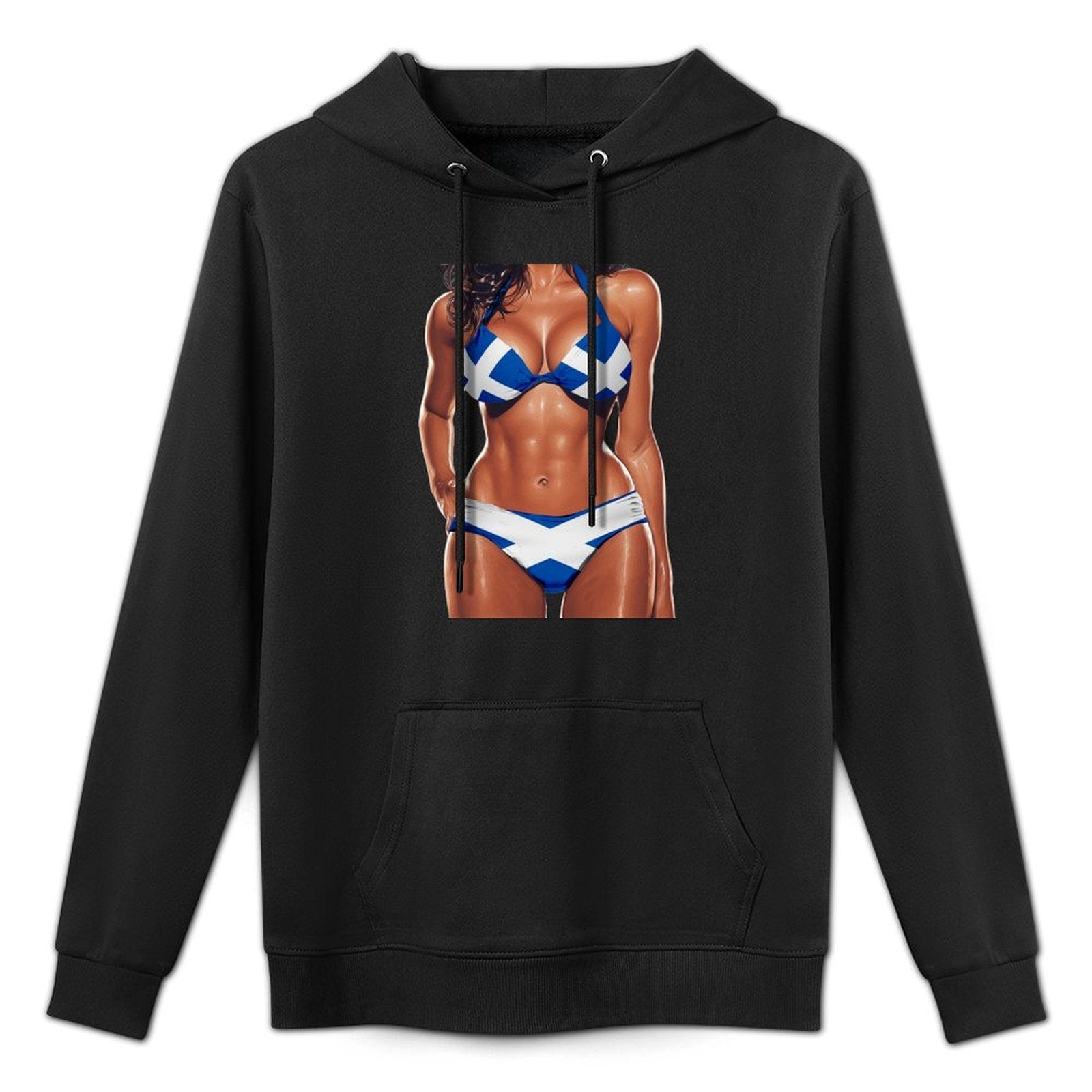 Scottish Women Bikini Outfit Heritage Scotland Unisex Design Hoodie