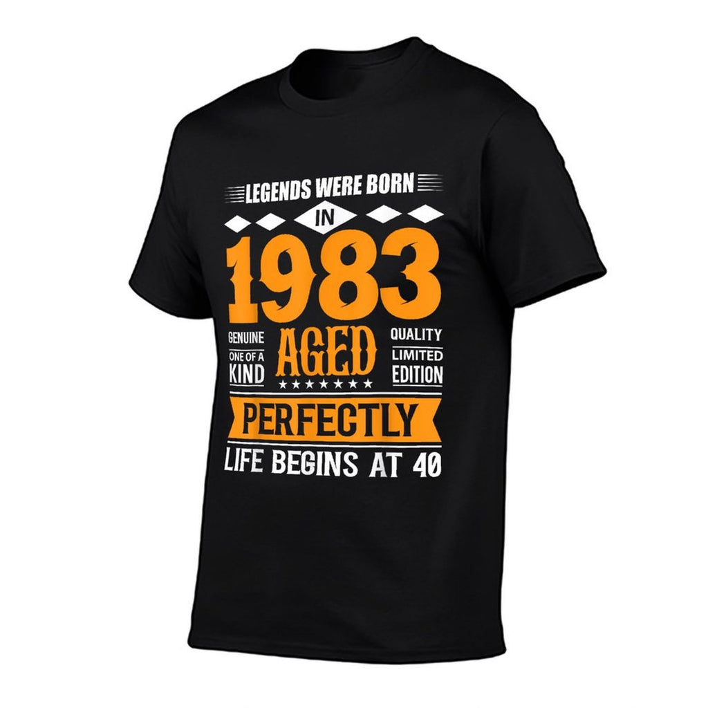 40th Birthday Legends Born In 1983 Birthday Design  Slim-fit Cut T-Shirt