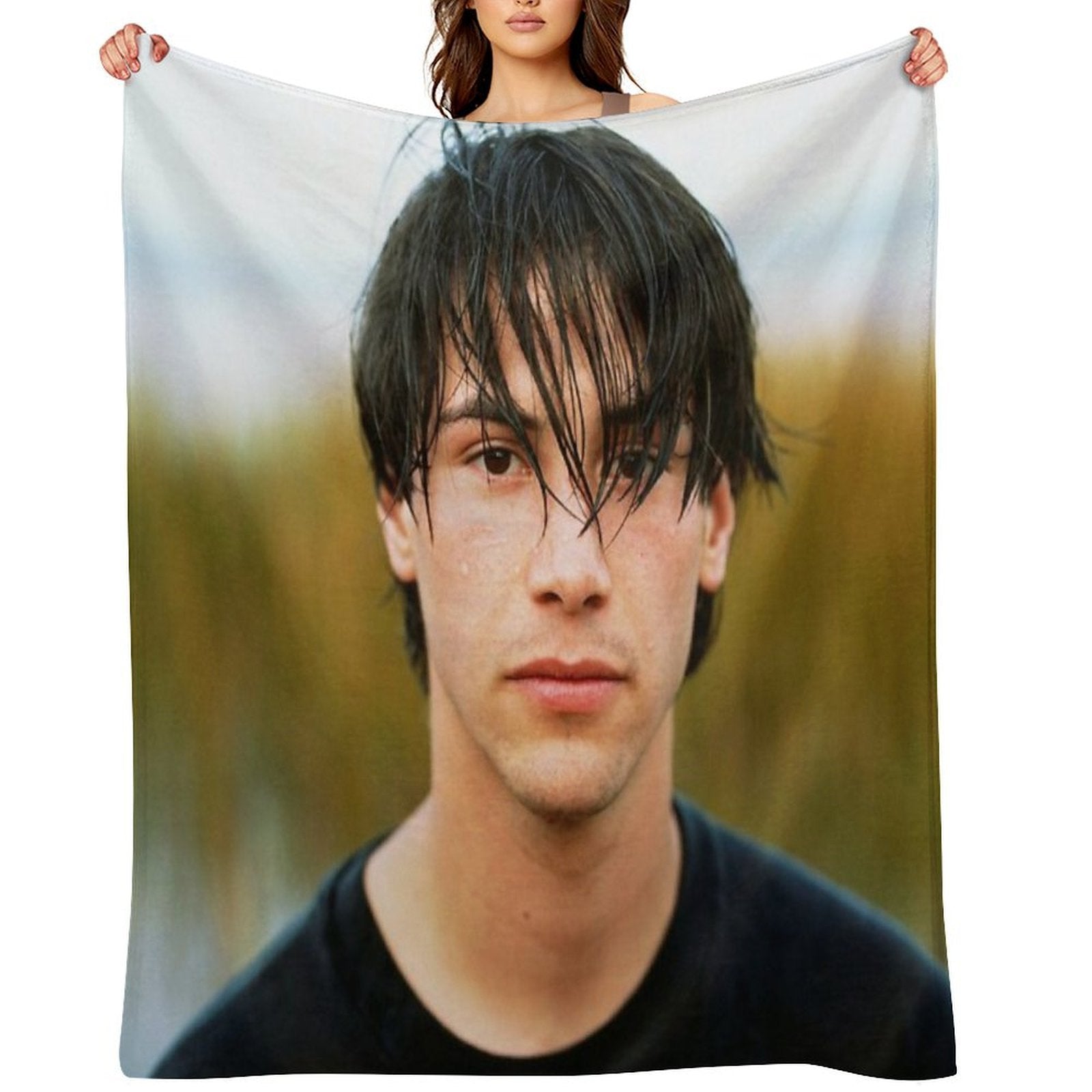 Keanu  Reeves Quick-dry Throw Blanket