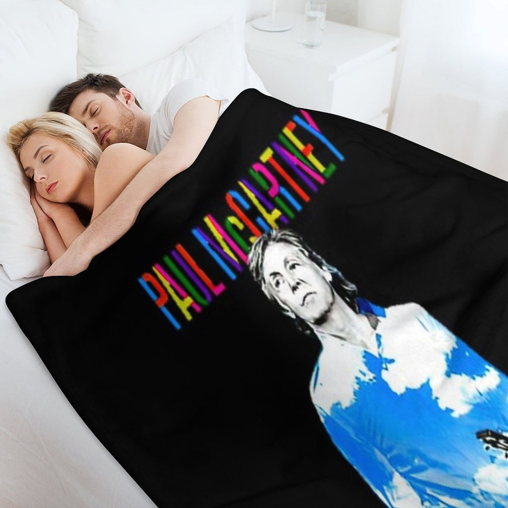 Paul McCartney Plush Throw Blanket