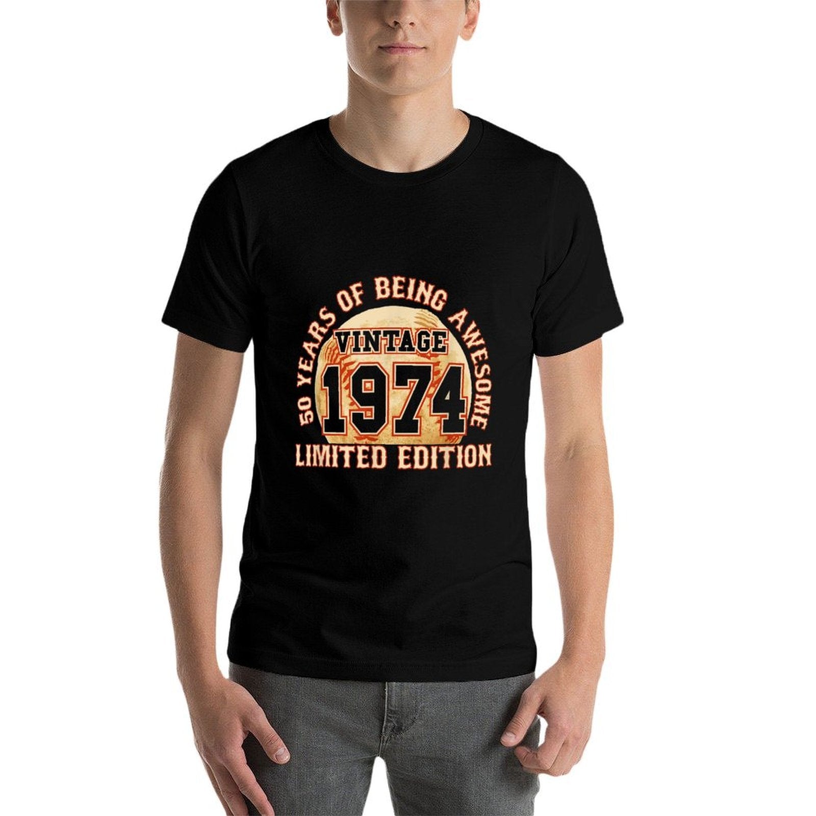 Baseball Fan Vintage 1974 50th Birthday  Durable T-Shirt