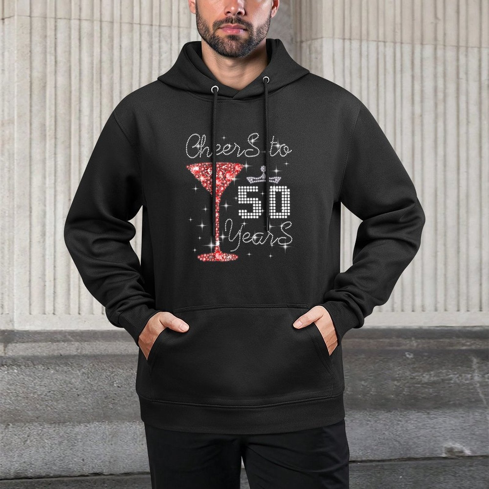 Queen Princess Cheers To 50 Years Old Happy Birthday To Me Pilling-Resistant Hoodie