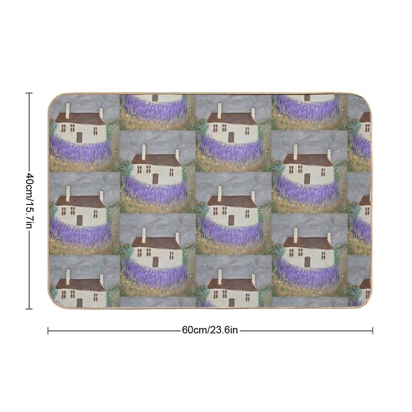 Lavender Cottage Serenity Durable Bath Mat