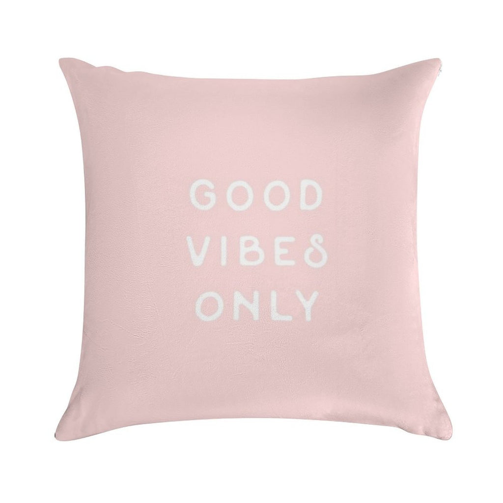 Good Vibes Only Soft Bedroom Essential Throw Pillow