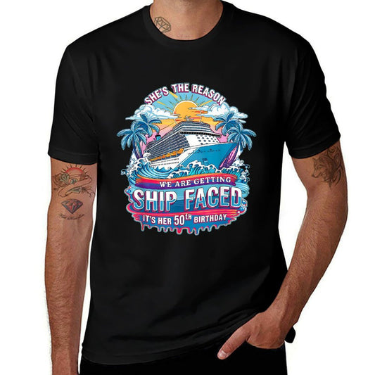 The Reason We Are Getting Ship Faced It's My 50th Birthday  Relaxed-fit T-Shirt