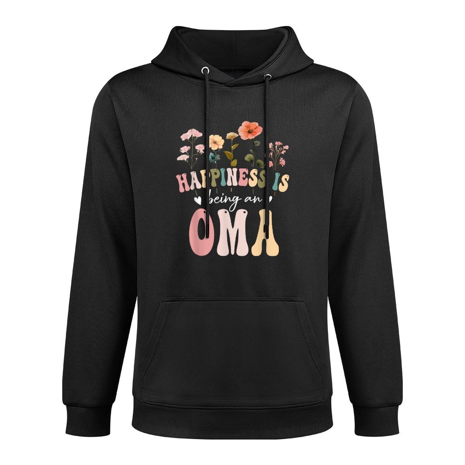 Happiness Is Being An Oma Floral Design Oma Mother&#39;s Day Machine Washable Hoodie