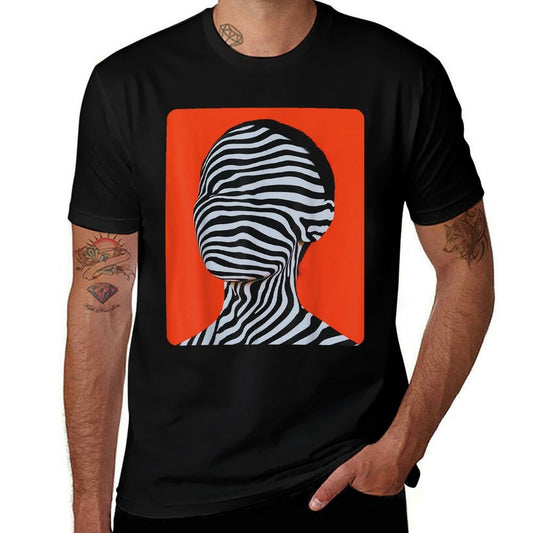 Womens Abstract  High-quality Stitching T-Shirt