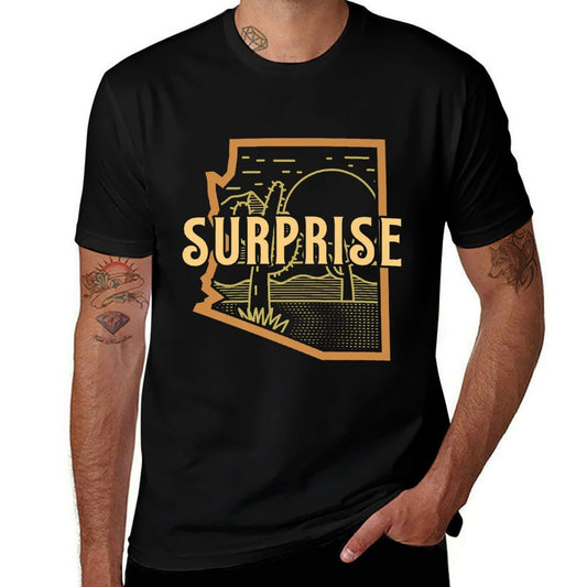 Surprise Arizona (AZ) Prairie Landscape Graphic Premium  Versatile T-Shirt
