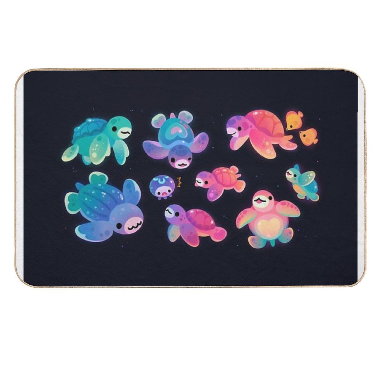 Sea Turtle  Anti-Trip Bath Mat
