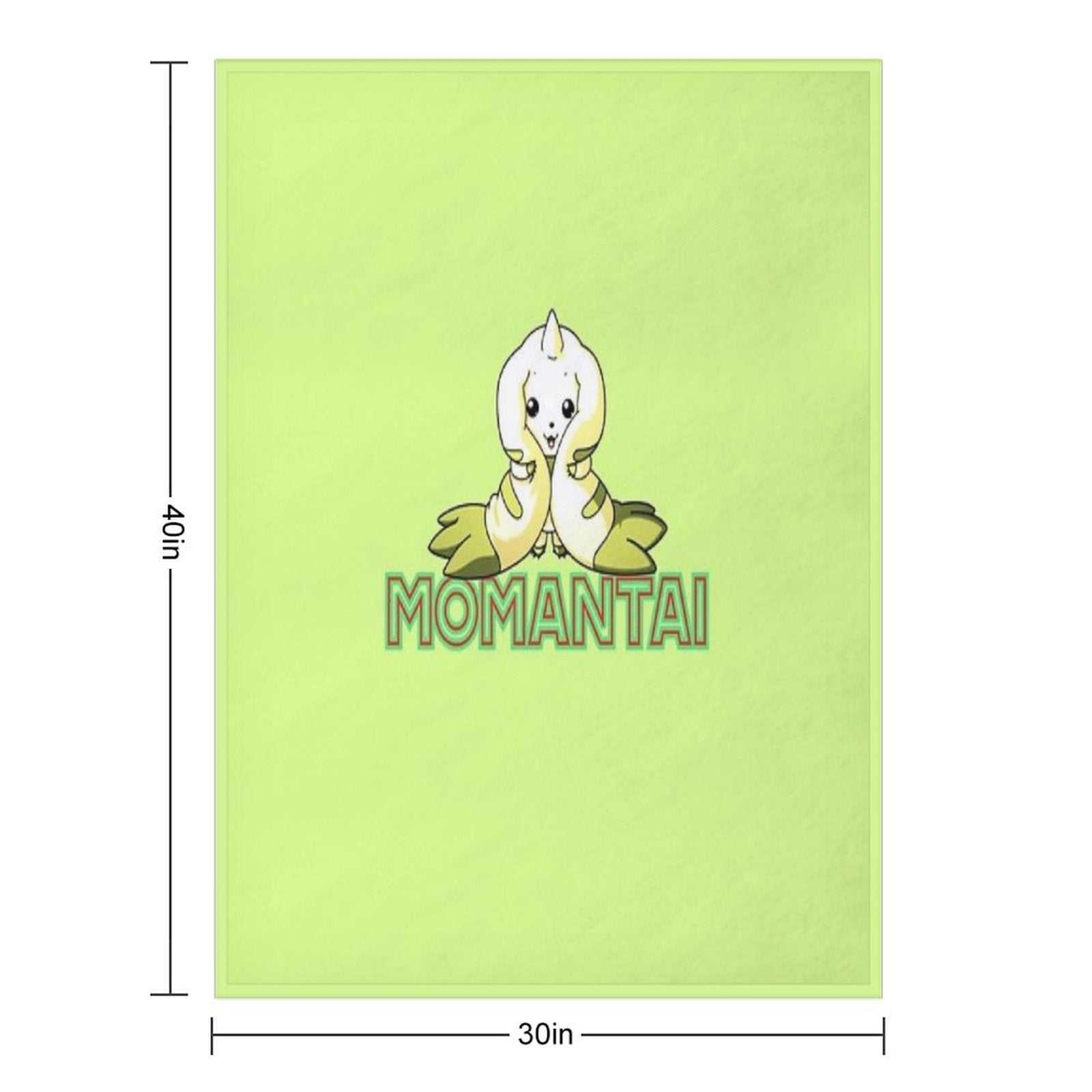 Momantai Terriermon Anti-pilling Throw Blanket