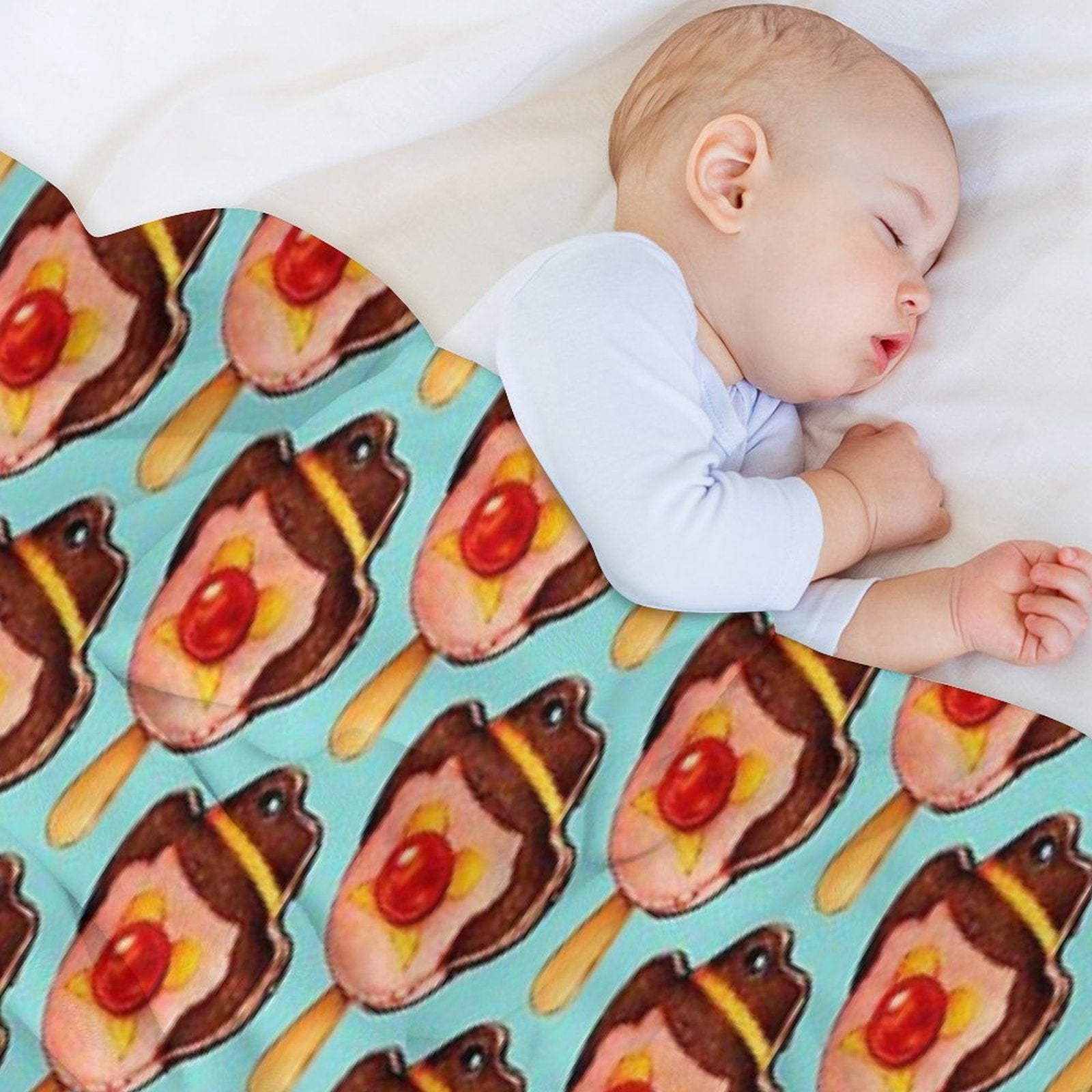 Bubble O' Bill Pattern Easy Care Throw Blanket