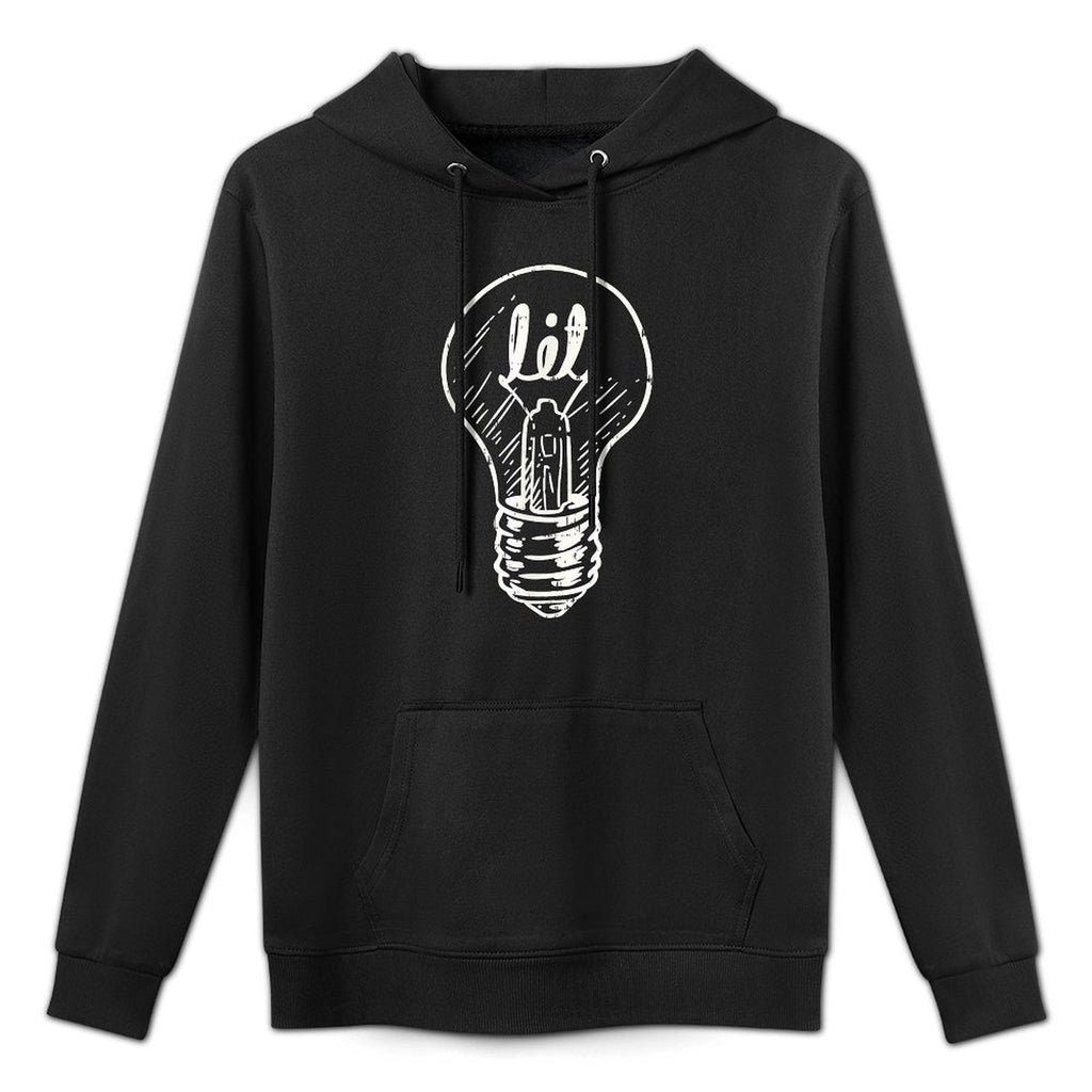 Lit Light Bulb Master Electrician Lineman Men Women Gift Colorfast Hoodie