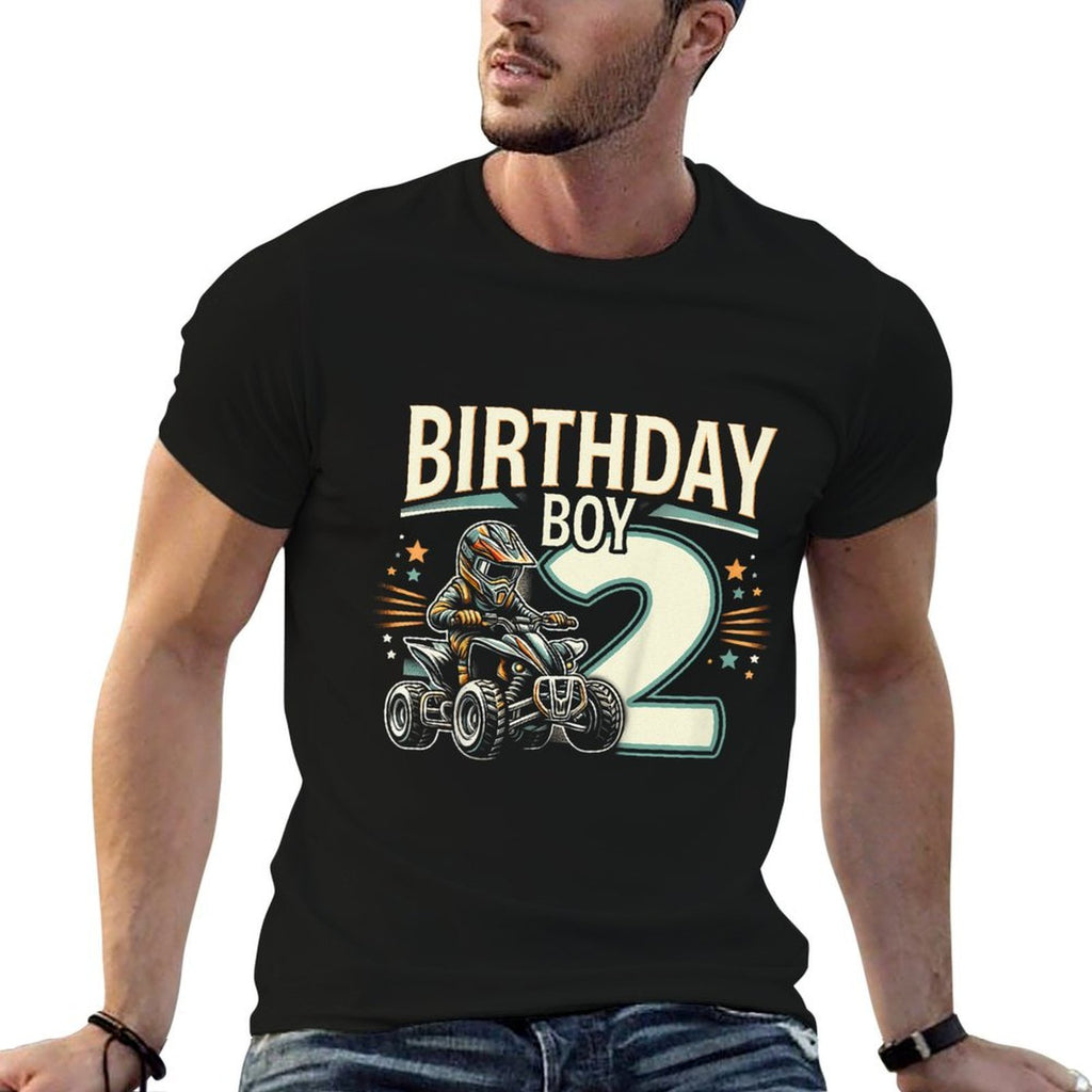 Kids 2 Year Old Quad ATV Four Wheeler 2nd Birthday Boy  Classic T-Shirt