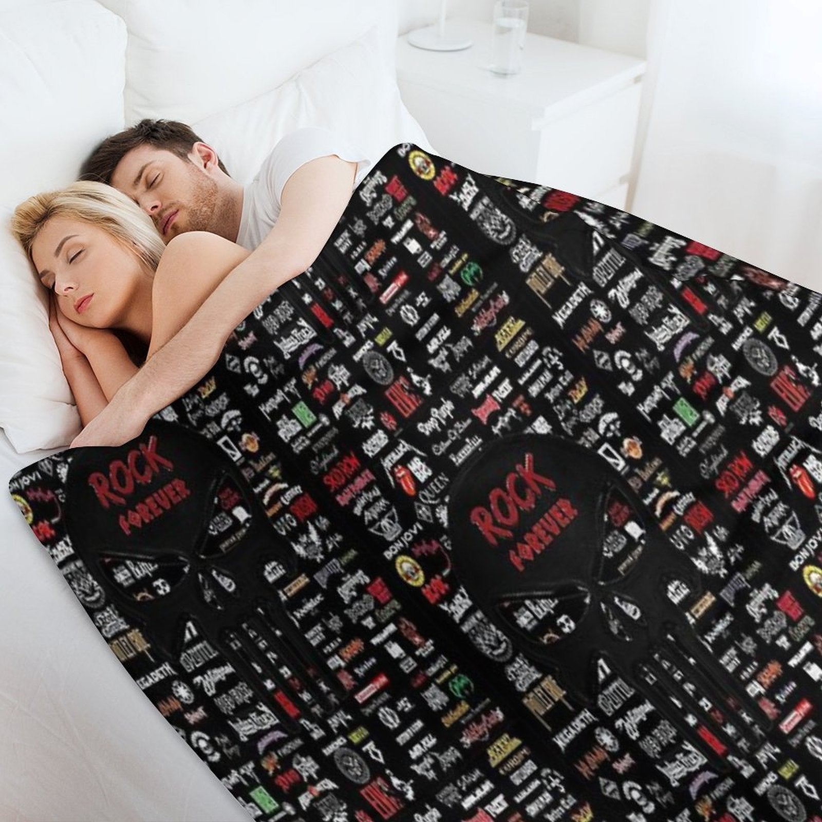 Rock Forever Quick-dry Throw Blanket