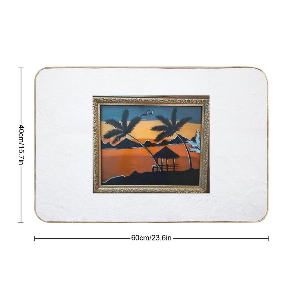 Scenery  Easy To Clean Bath Mat