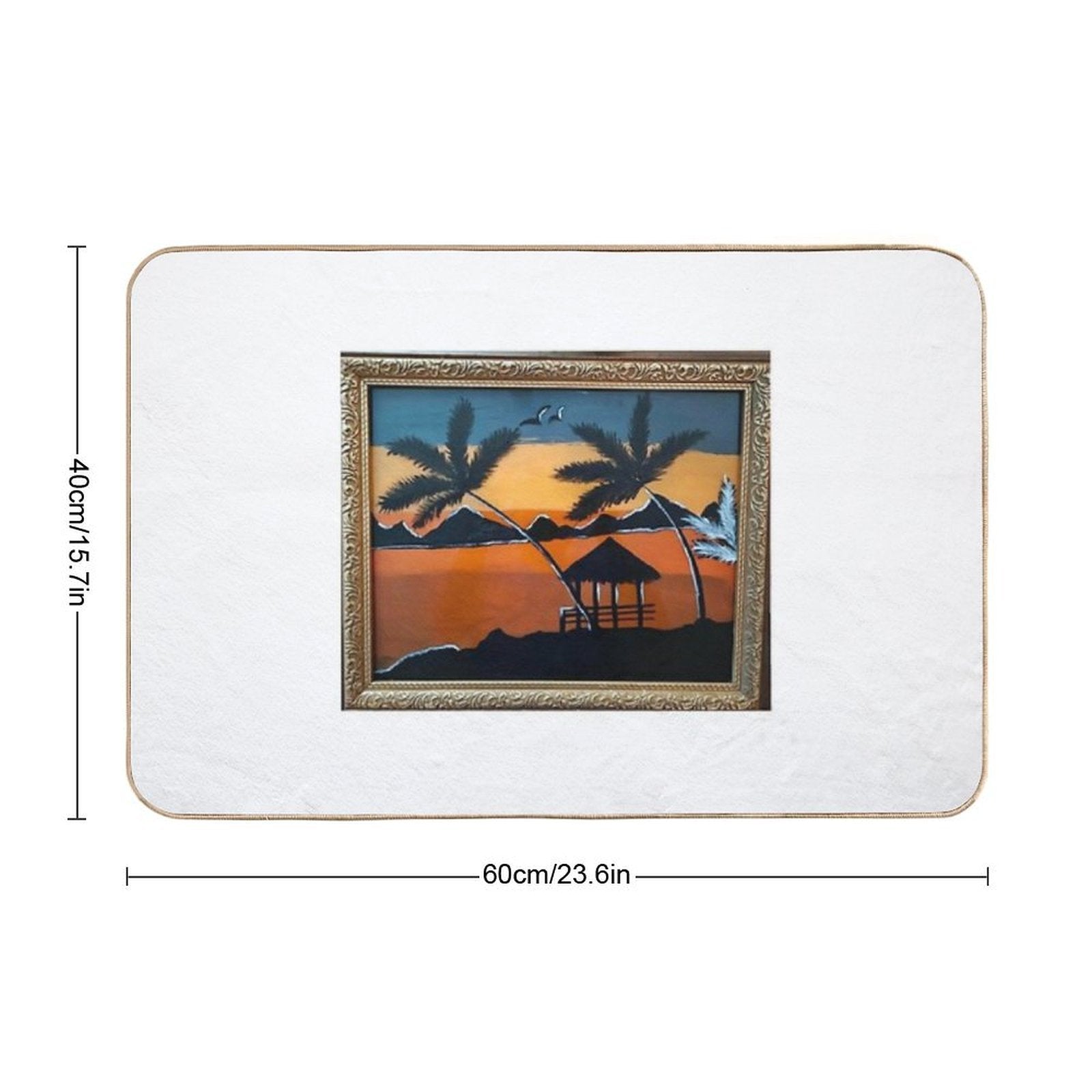 Scenery  Easy To Clean Bath Mat