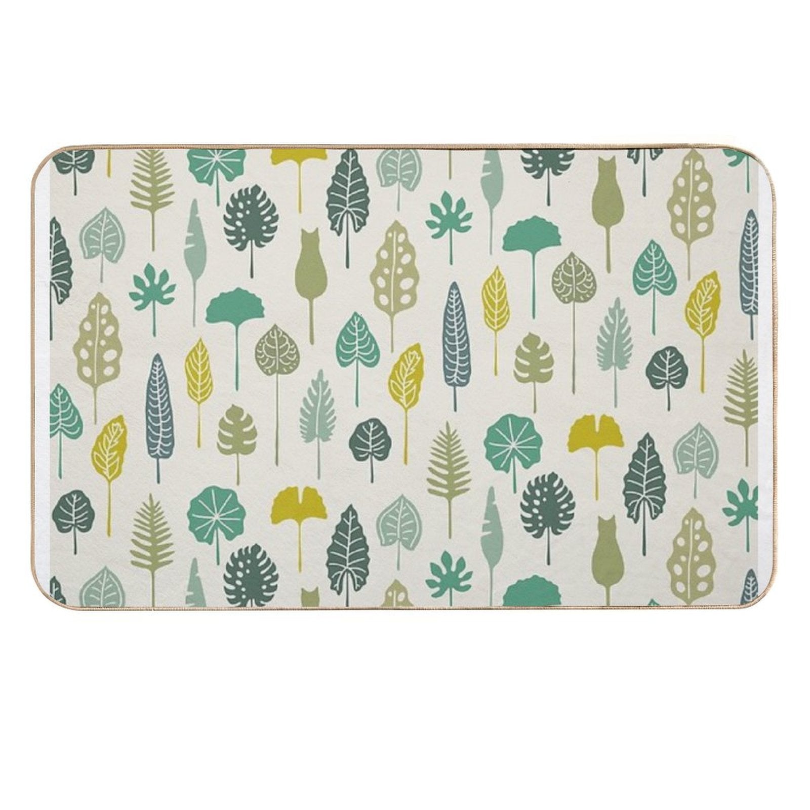 Cat And Plant 49  Eco-Friendly Bath Mat