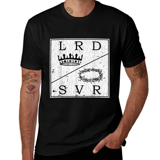 Vintage Retro Jesus Christian Lord  Savior Graphic 4  Relaxed-fit T-Shirt