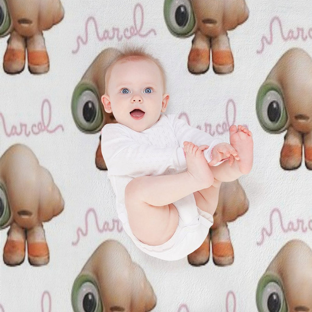 Marcel The Shell with Shoes On Live Action Anti-pilling Throw Blanket