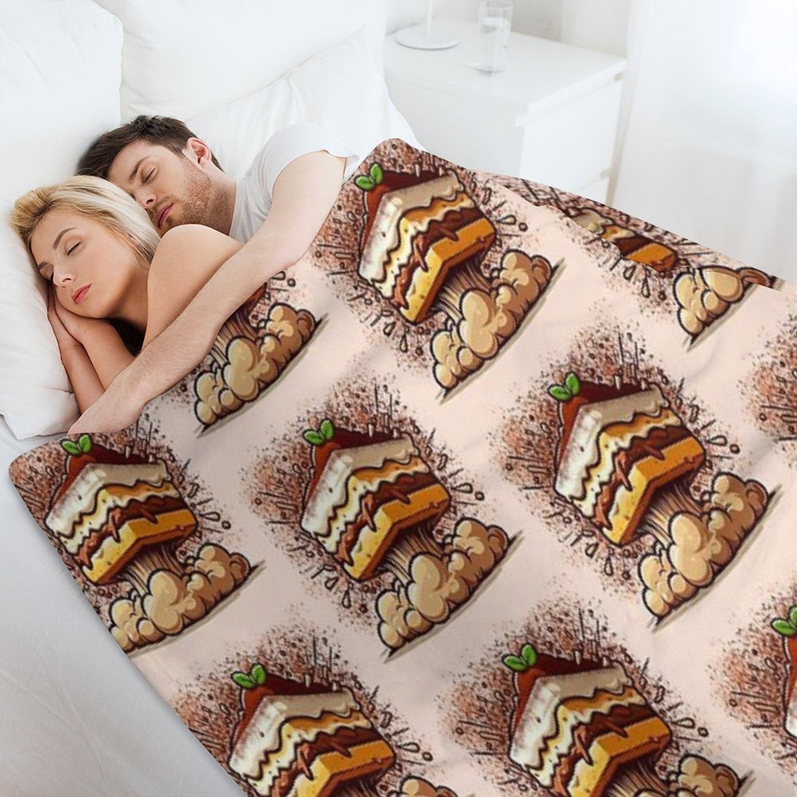 Exploding Tiramisu Multi-functional Throw Blanket