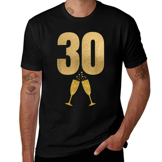 30th Birthday Girly Dirty Thirty 30 T  Wrinkle-resistant T-Shirt