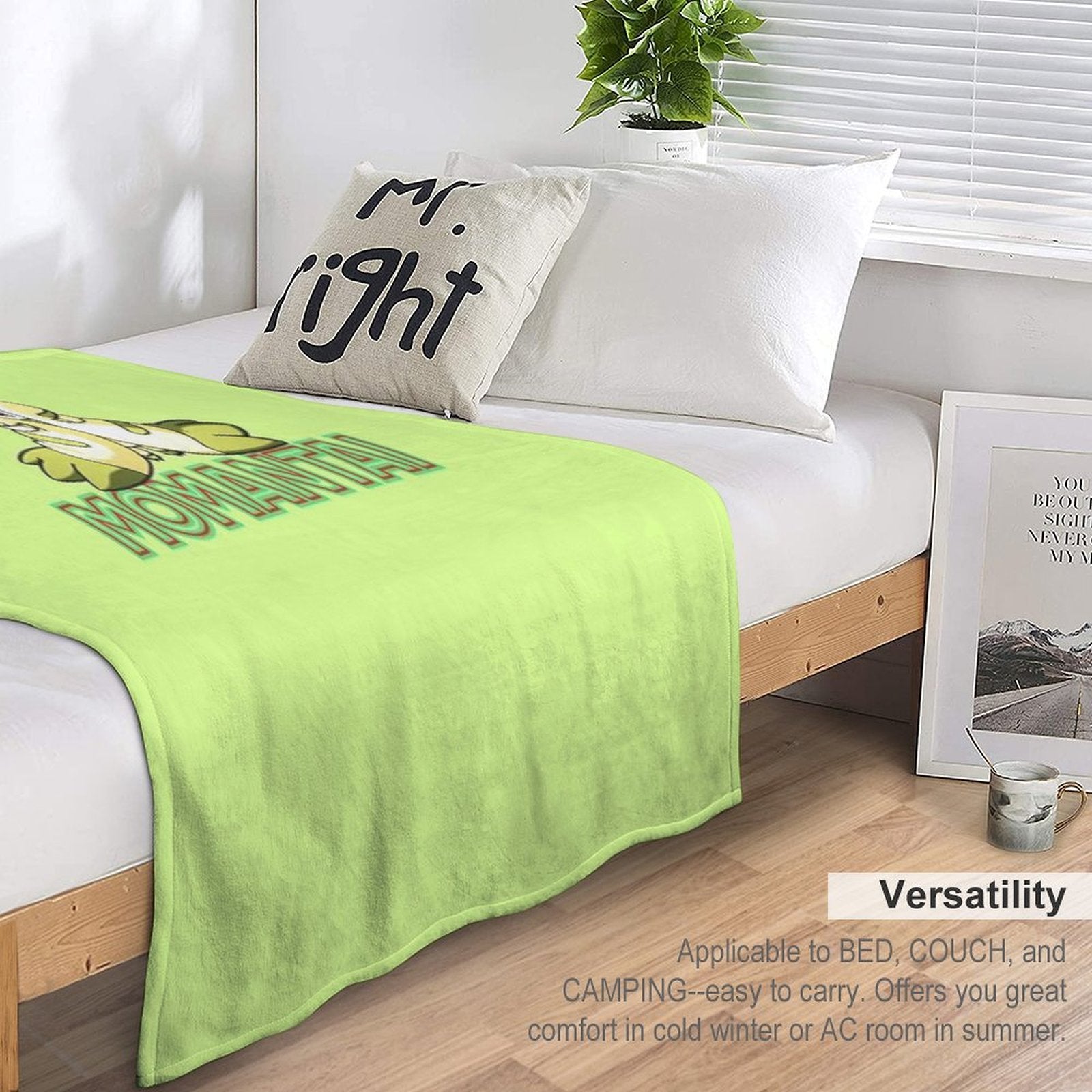 Momantai Terriermon Anti-pilling Throw Blanket