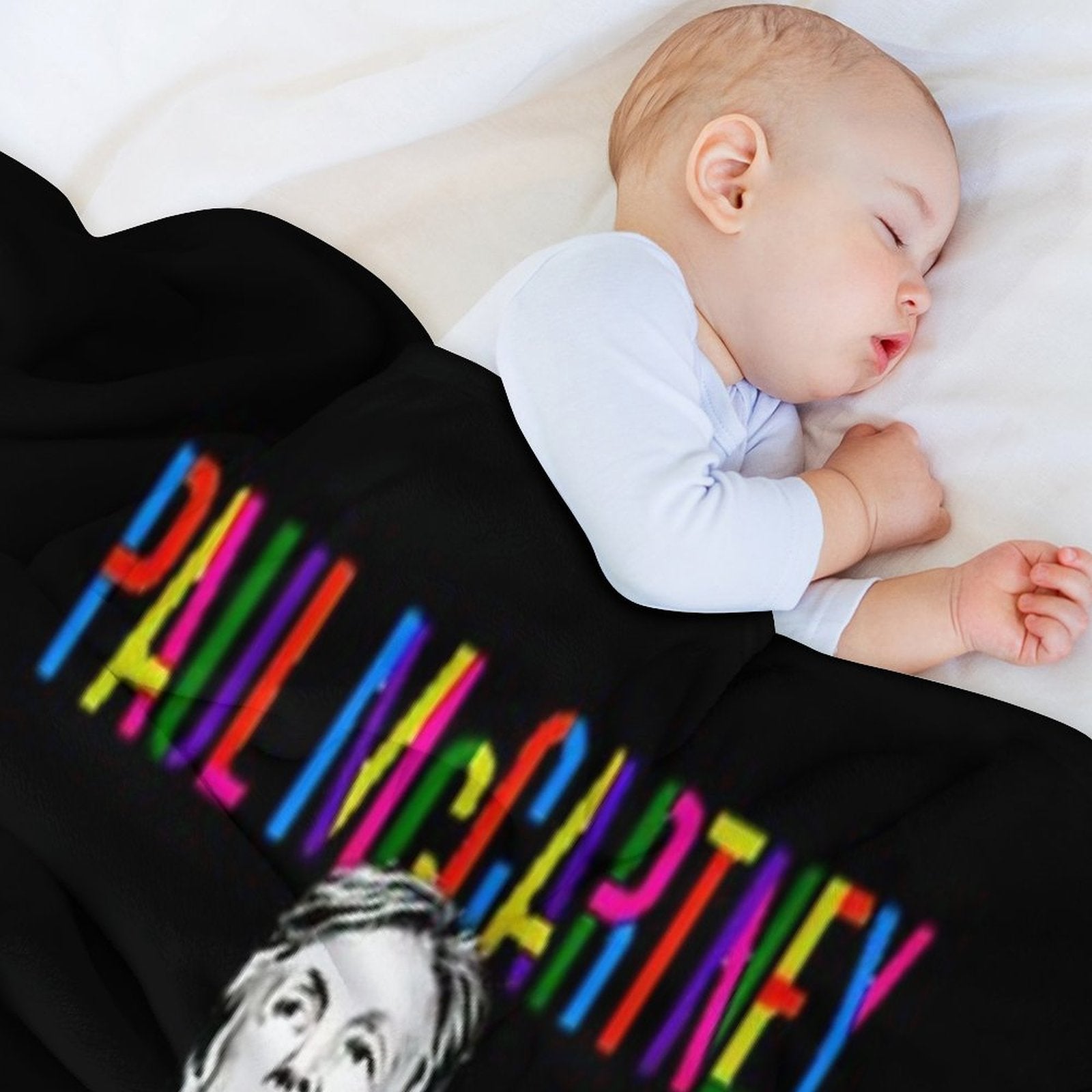 Paul McCartney Plush Throw Blanket