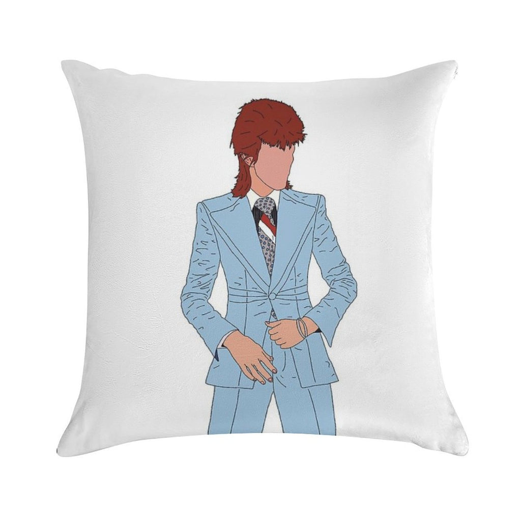 Bowie Soft Anti-Pilling Throw Pillow