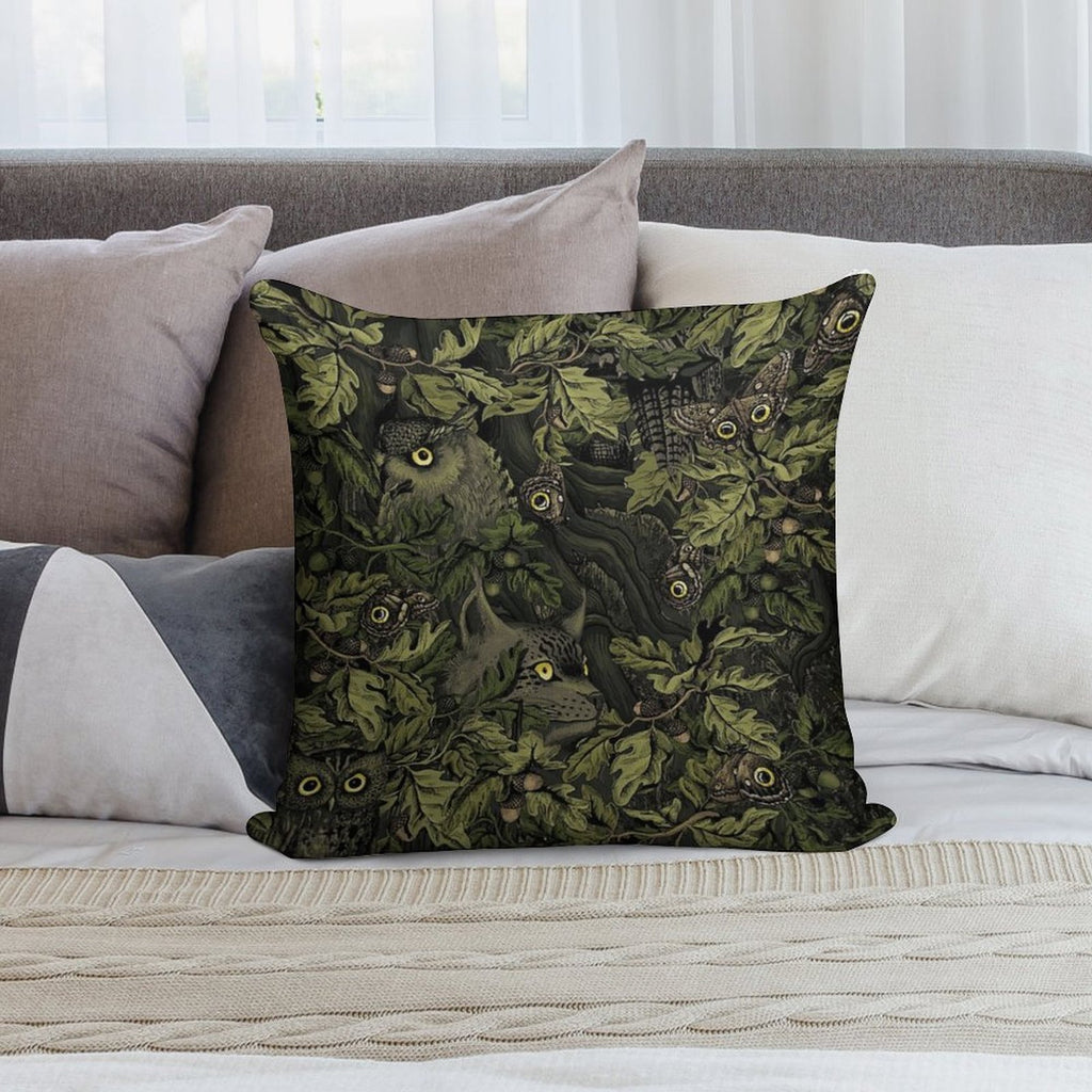 Fit In (olive Green) Soft Ultra-Soft Texture Throw Pillow
