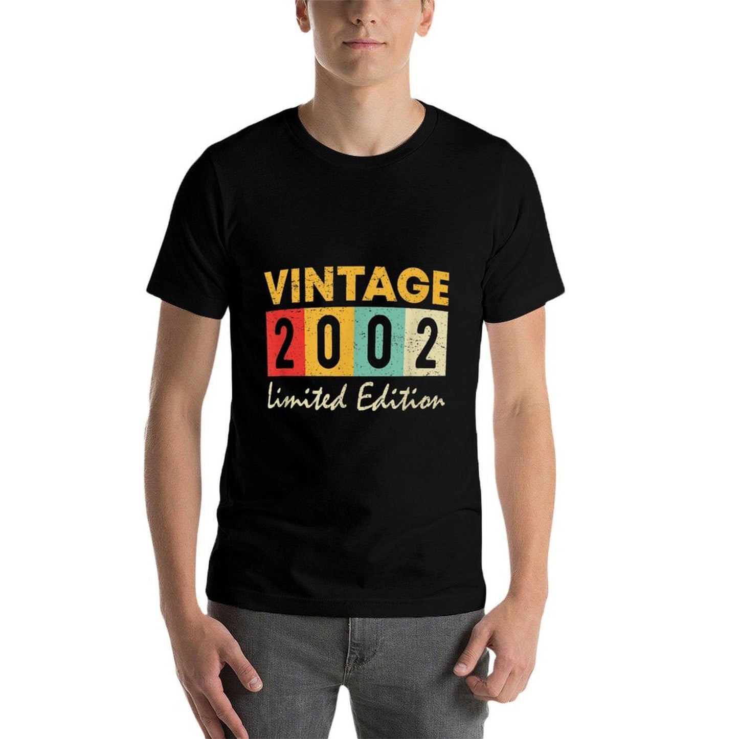 21 Years Old Vintage 2002 Limited Edition 21st Birthday  Wrinkle-resistant T-Shirt