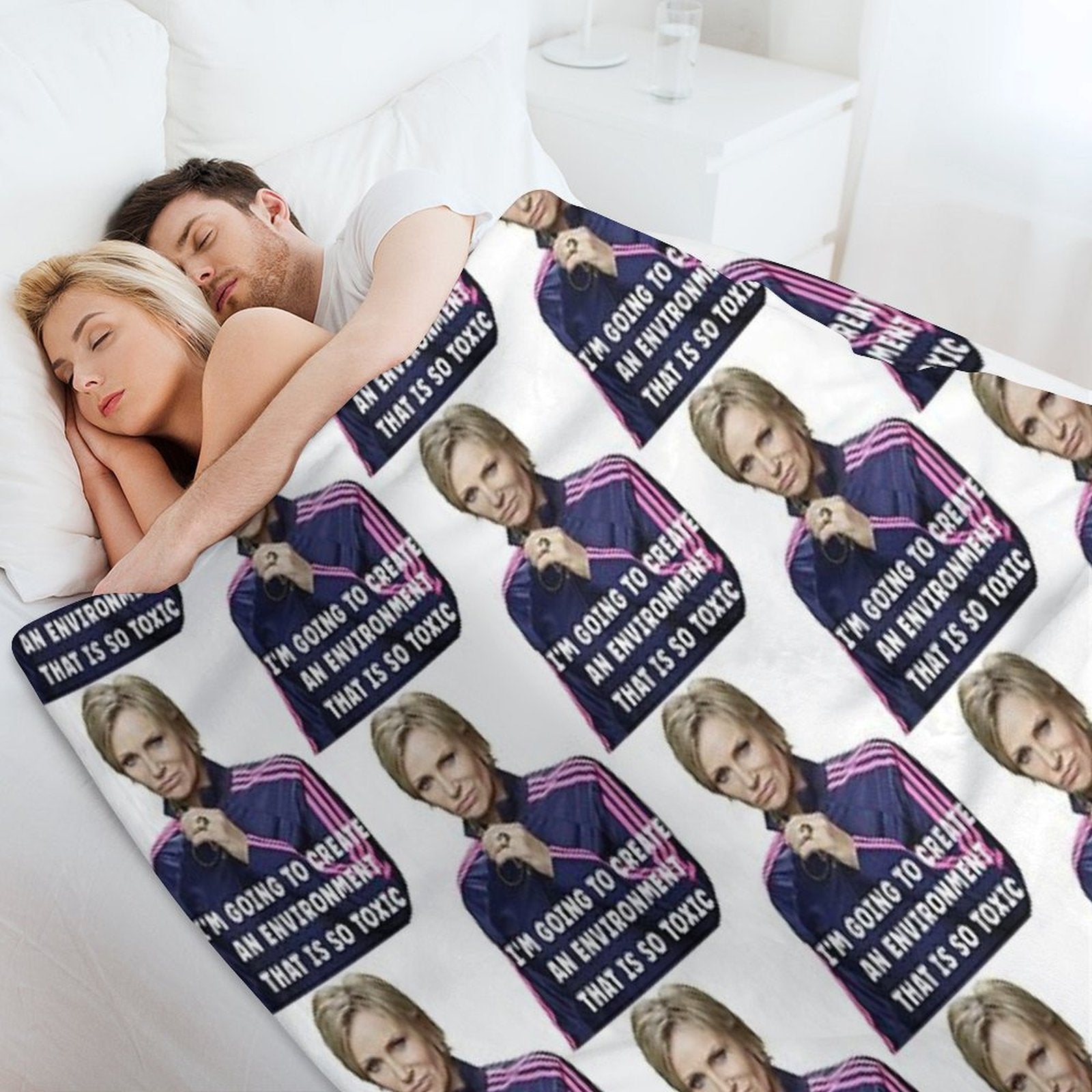 I'm Going to Create An Environment That Is So Toxic Easy Care Throw Blanket