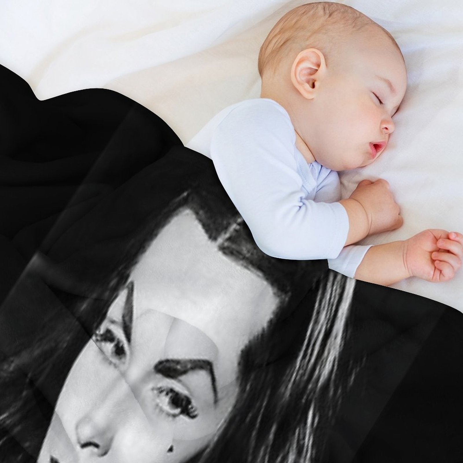Vampira Machine-washable Throw Blanket