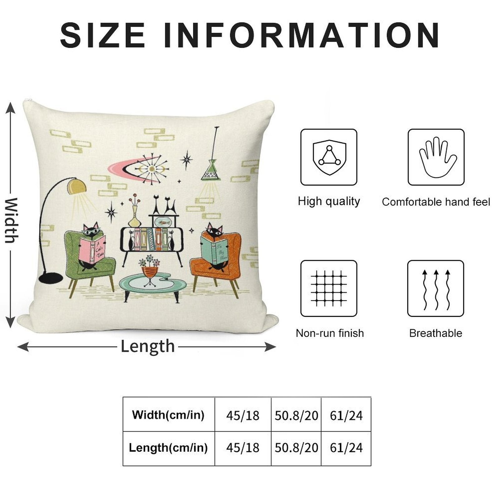 Cozy Cats' Den ©studioxtine Soft Gift Ready Throw Pillow