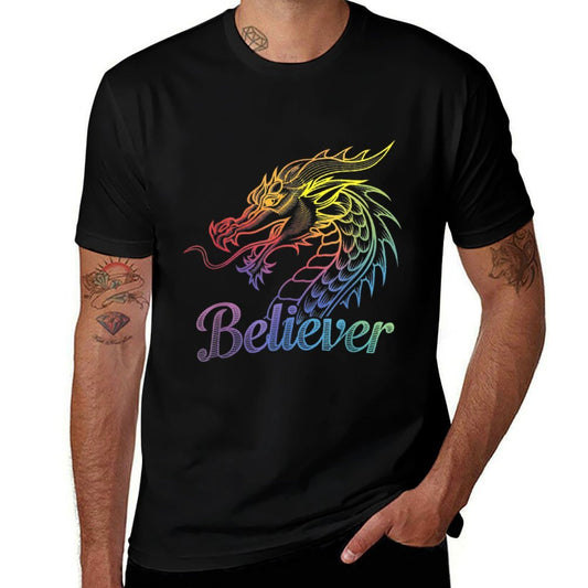 Vintage Dragon Believer - Imagine This Gift for Dragon Fans  Lightweight T-Shirt
