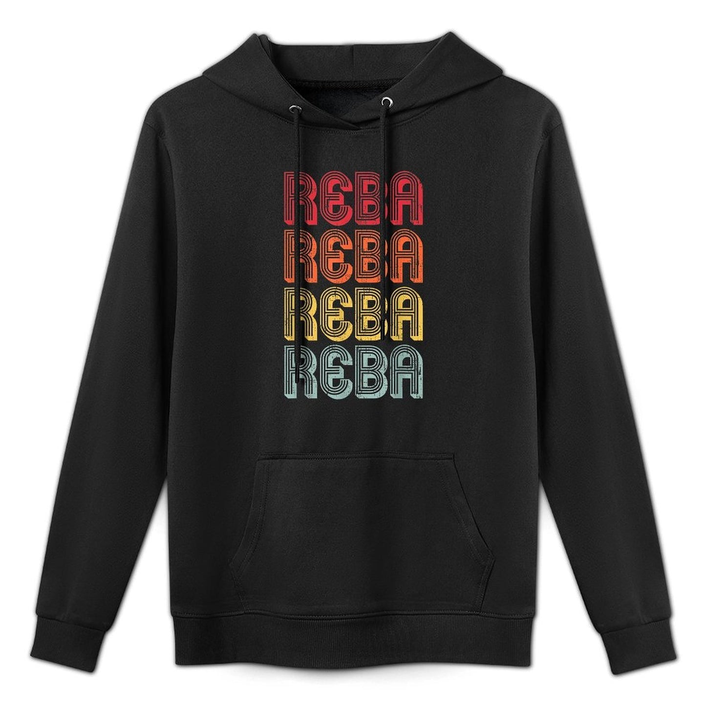 Vintage Reba Name Retro Style 70s 80s First For Men Women Unisex Design Hoodie