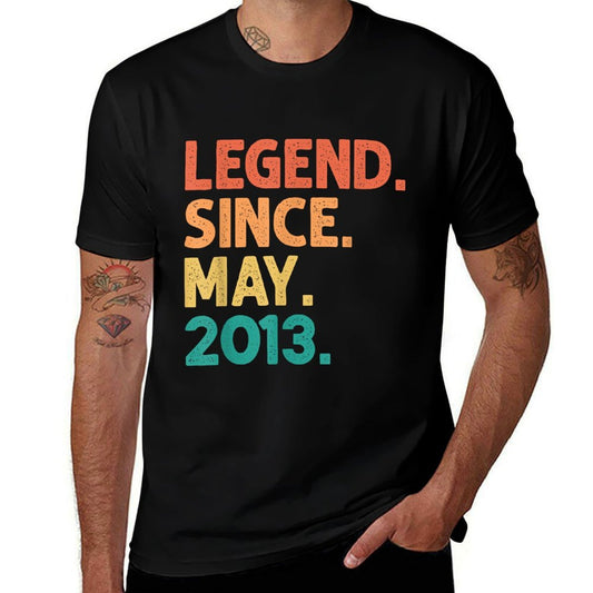 12th Birthday Legend Since May 2013 12 Years Old Vintage  Classic T-Shirt