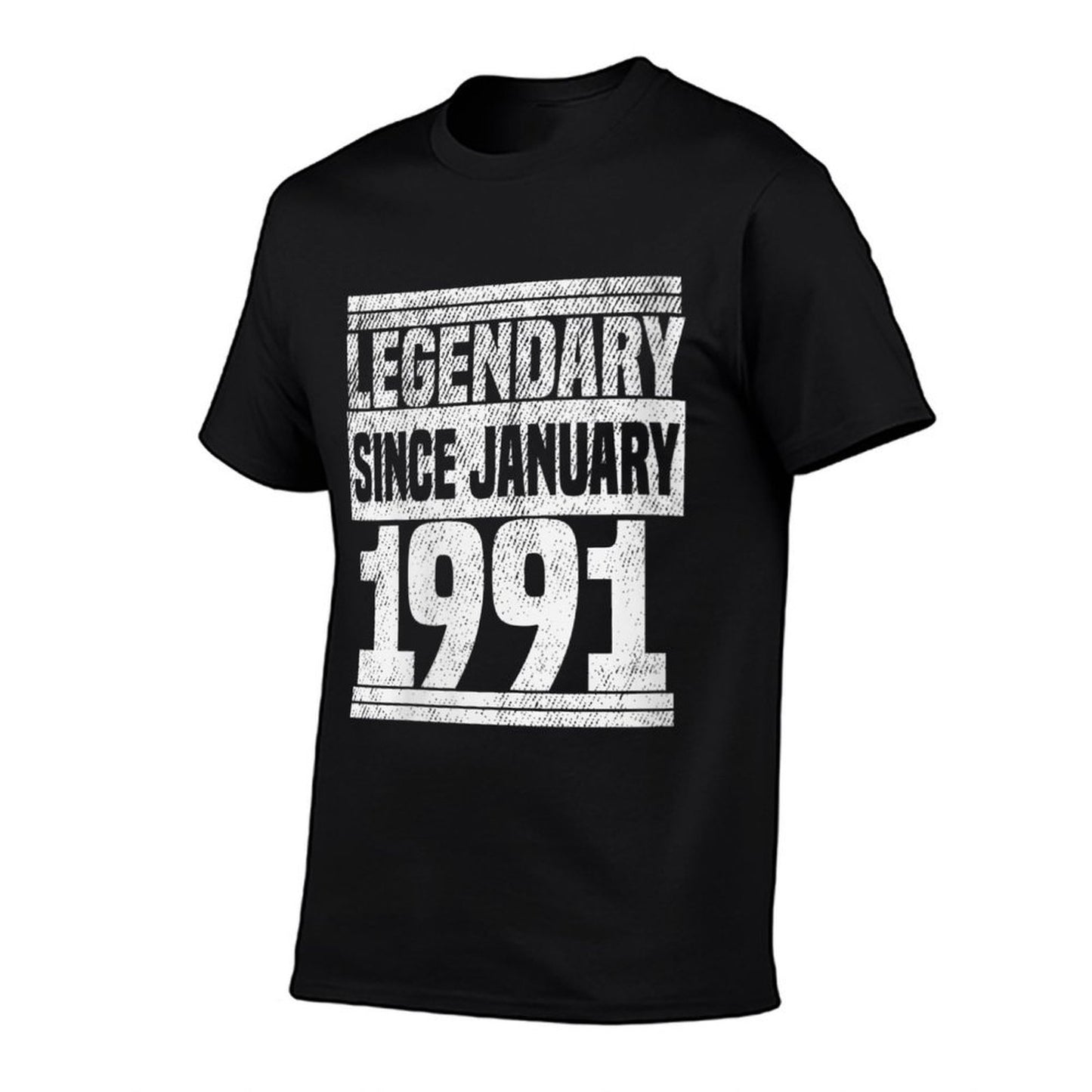 Womens Legendary Since Bday January 1991 30th Birthday  Slim-fit Cut T-Shirt