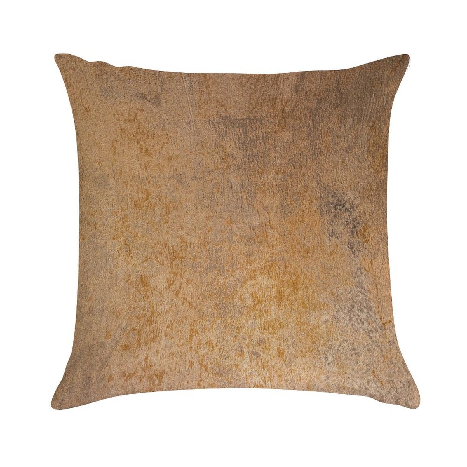 Grunge Metal Texture Soft Reinforced Edging Throw Pillow