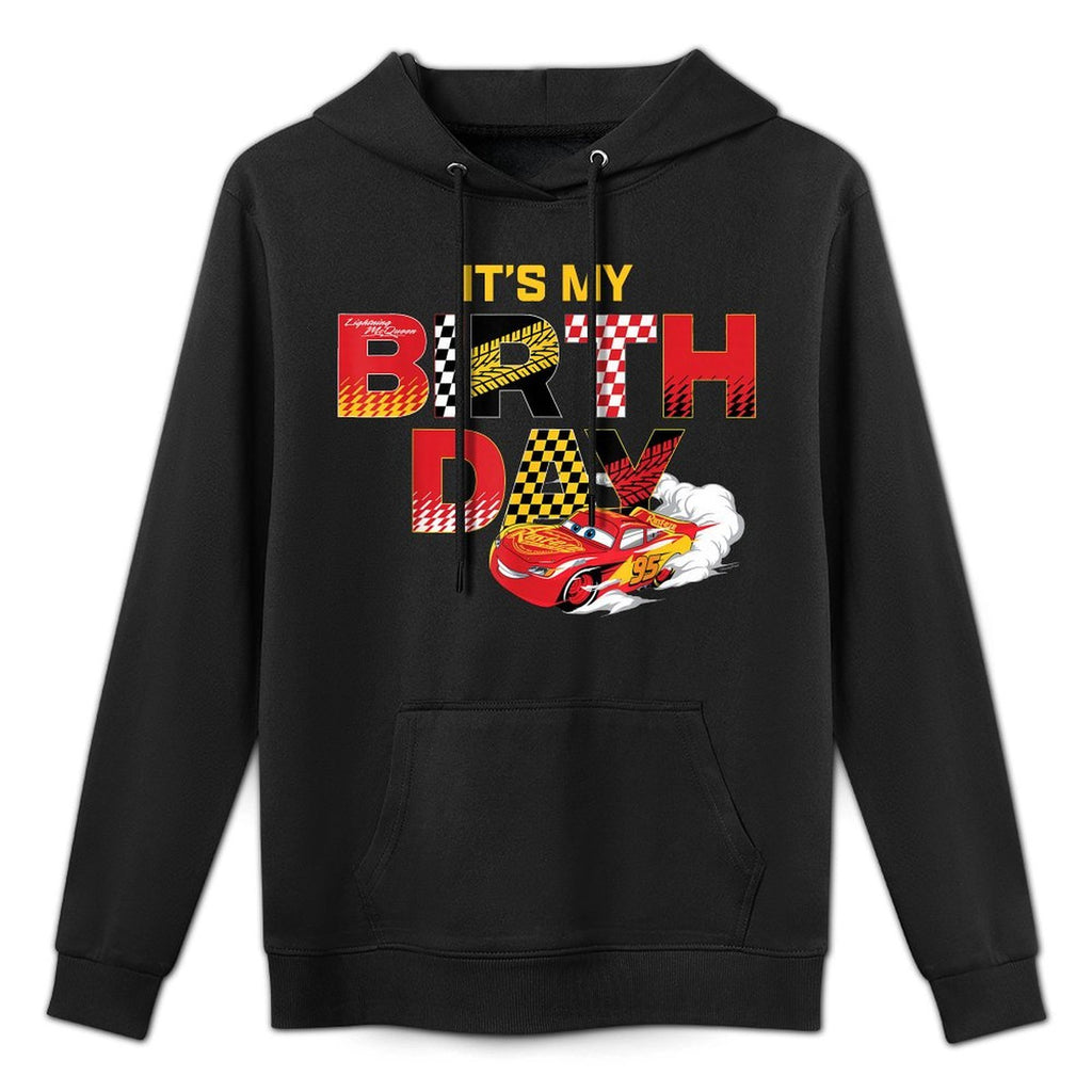 Disney  Pixars Cars “Its My Birthday” Lightning McQueen Customizable Surface Hoodie