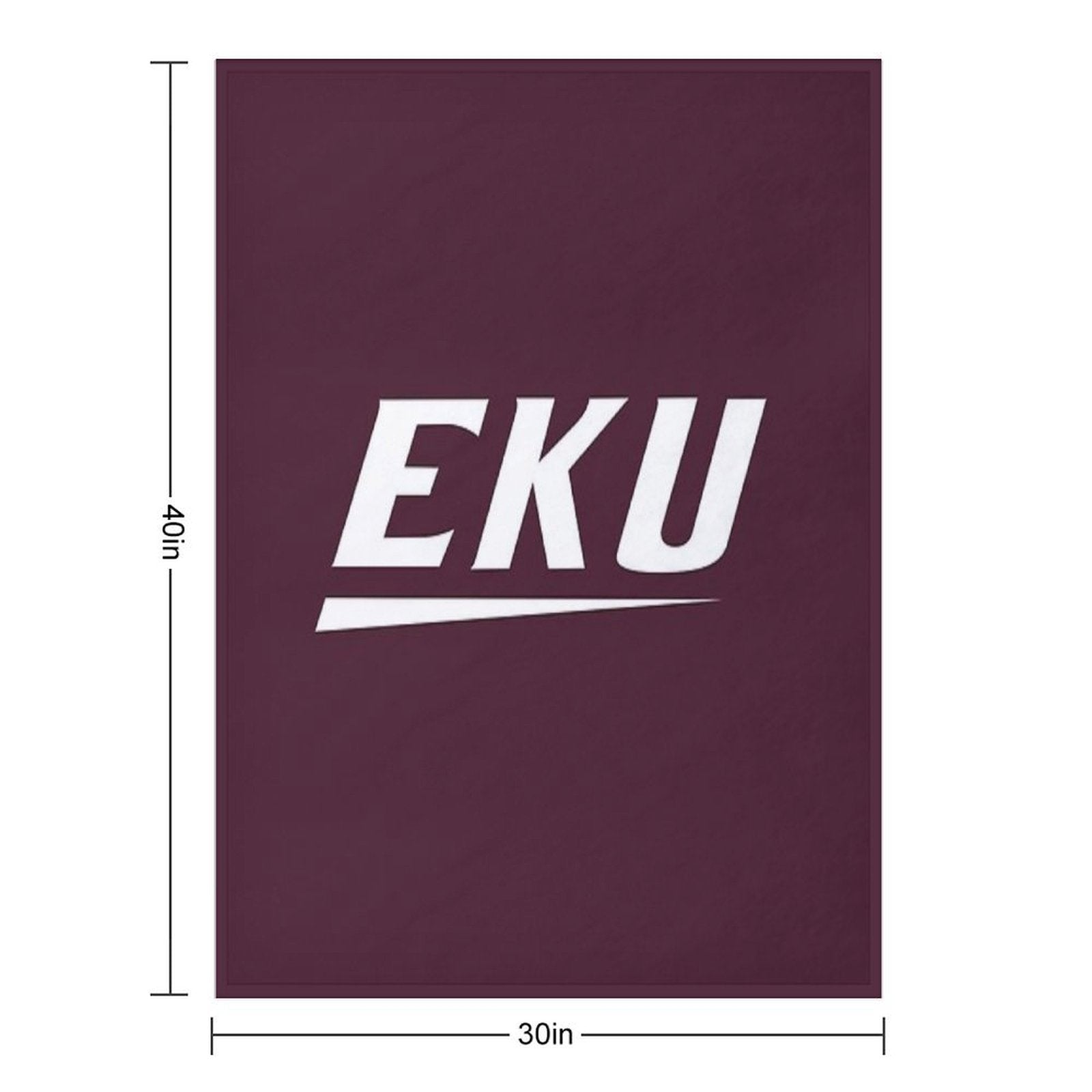 Eastern Kentucky Colonels Anti-pilling Throw Blanket