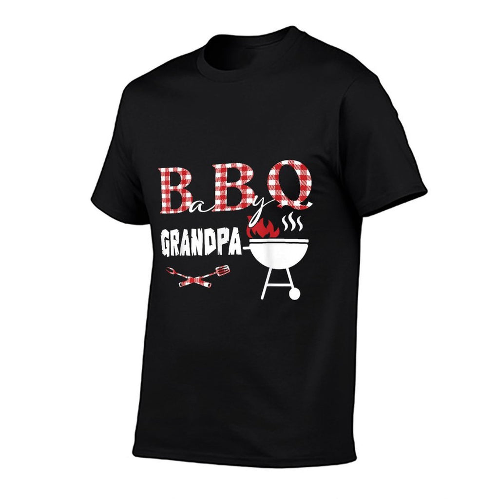 Baby BBQ Grandpa Shower Birthday Party Family Matching Comfortable T-Shirt